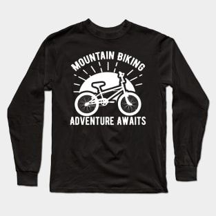 Vintage Mountain Bike Cyclist Long Sleeve T-Shirt